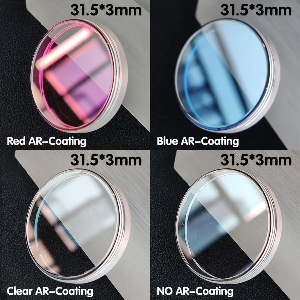 

Watch glass sapphire watch glass dome large chamfer crystal watch parts replacement accessories 31.5x5.3mm watch glass