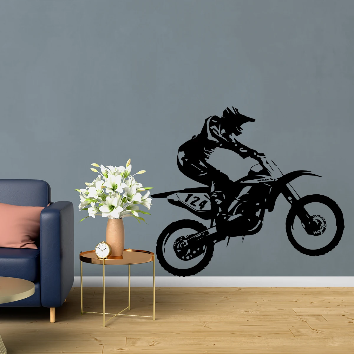 Creative Motorcycle GT Wall Sticker Pvc Wall Stickers Wall Art Wall Paper For Kids Rooms Decoration Waterproof Wall Art Decal