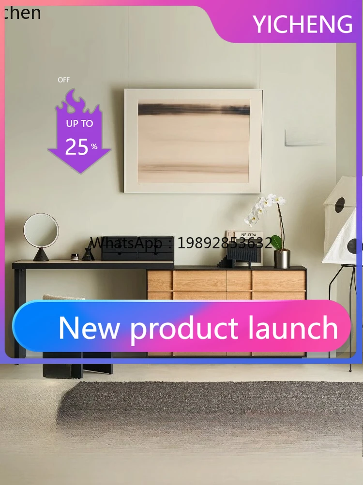 

LYY dresser, chest, integrated retro bedroom storage, bedside cabinet, corner makeup table Z