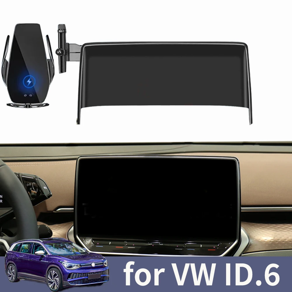 

for VW ID.6 ID6 Car Phone Holder Screen Navigation Bracket Magnetic New Energy Wireless Charging Rack Accessories