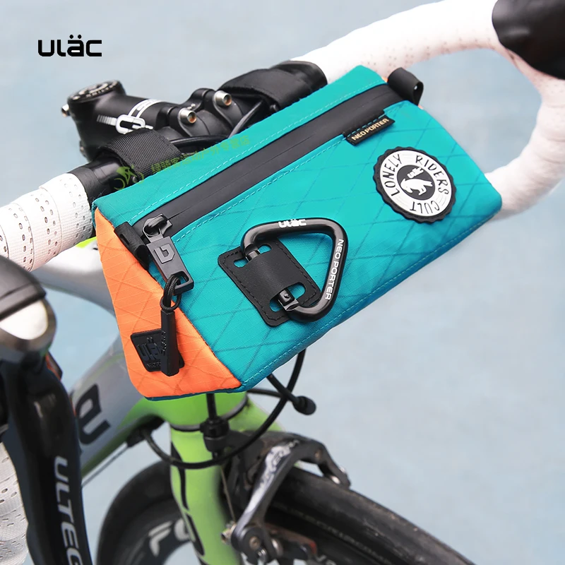 NEO PORTER COURSIER Fashion Bicycle Handlebar Bag 1L MTB Road Bike Front Tube Pannier Cycling Feed Bag Waterproof Zipper