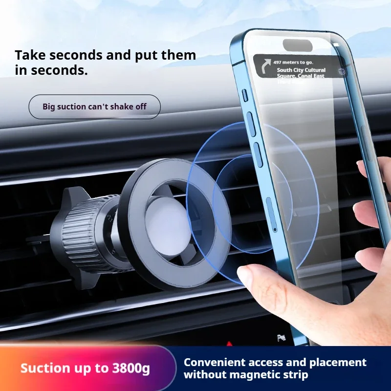 

360-Degree Magnetic Car Phone Mount Magnetic Air Vent Phone Holder for Cars Convenient Mobile Device Stand Phone Holder Car