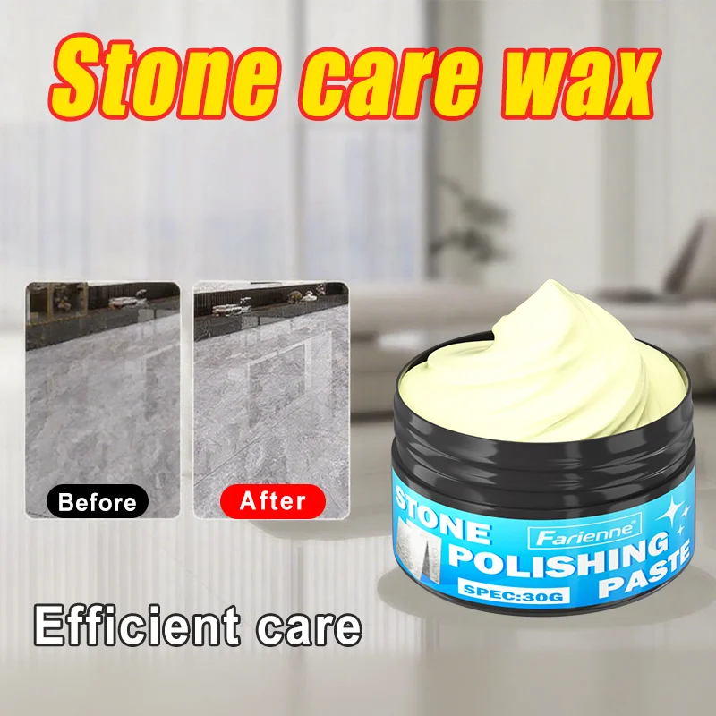 Marble Tile Polishing and Care Cream Multi Purpose Stone Surface Restoration Paste for Countertops Floors and Granite