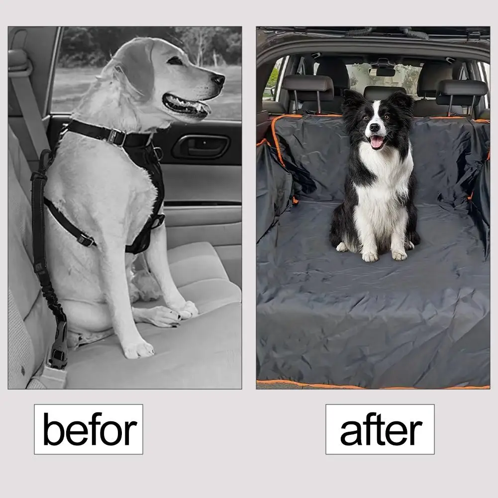 Car Trunk Anti-Dirt Pet Mat Waterproof Oxford Cloth Dog Car Seat Cover Pet Travel Dog Carrier Car Trunk SUV Cargo Liner Mattress - view 5