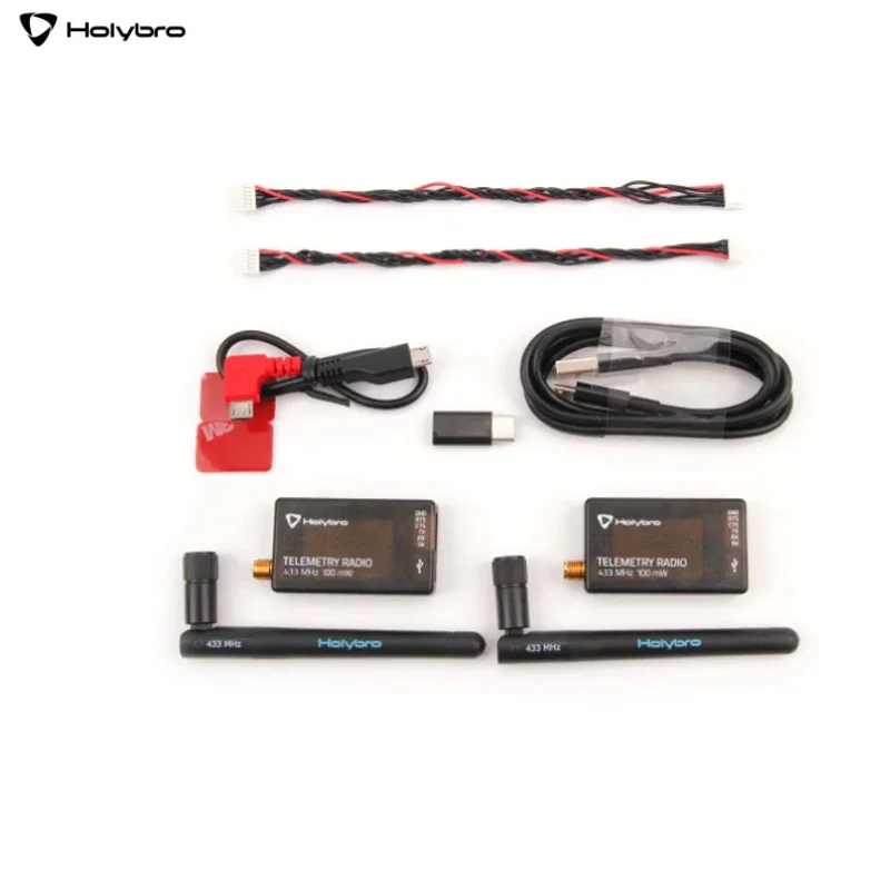 HolyBro SiK راديو القياس عن بعد V3 100mW 500mW 433MHZ 915MHZ لـ APM Pixhawk Radiolink MINI PIX RC الطائرة بدون طيار وحدة تحكم في الطيران