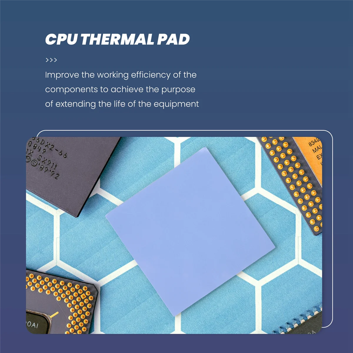 GPU CPU Heatsink Cooling Conductive Silicone Pad 100mmx100mmx1mm Thermal Pad High Quality