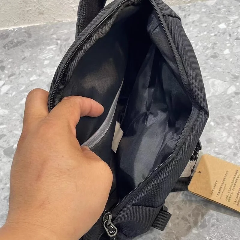 ex NBSTAGE Borsa a tracolla multifunzionale Fanny Pa Waterdrop Design 8L Capaci Borsa per il tempo libero casual in morbido tessuto di bue