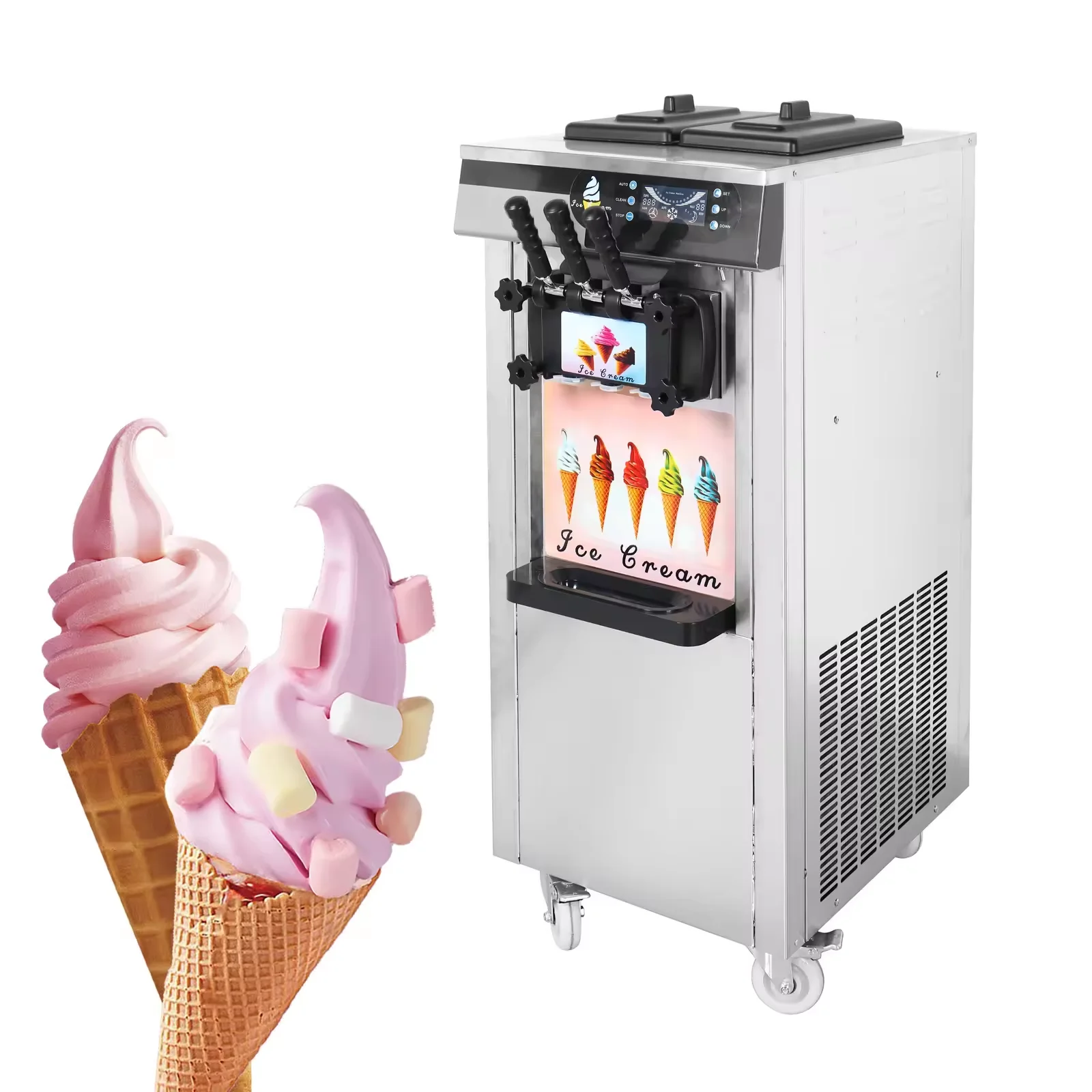 

Soft Ice Cream Machine Guangzhou Commercial Soft Serve Ice Cream Machine For Sale