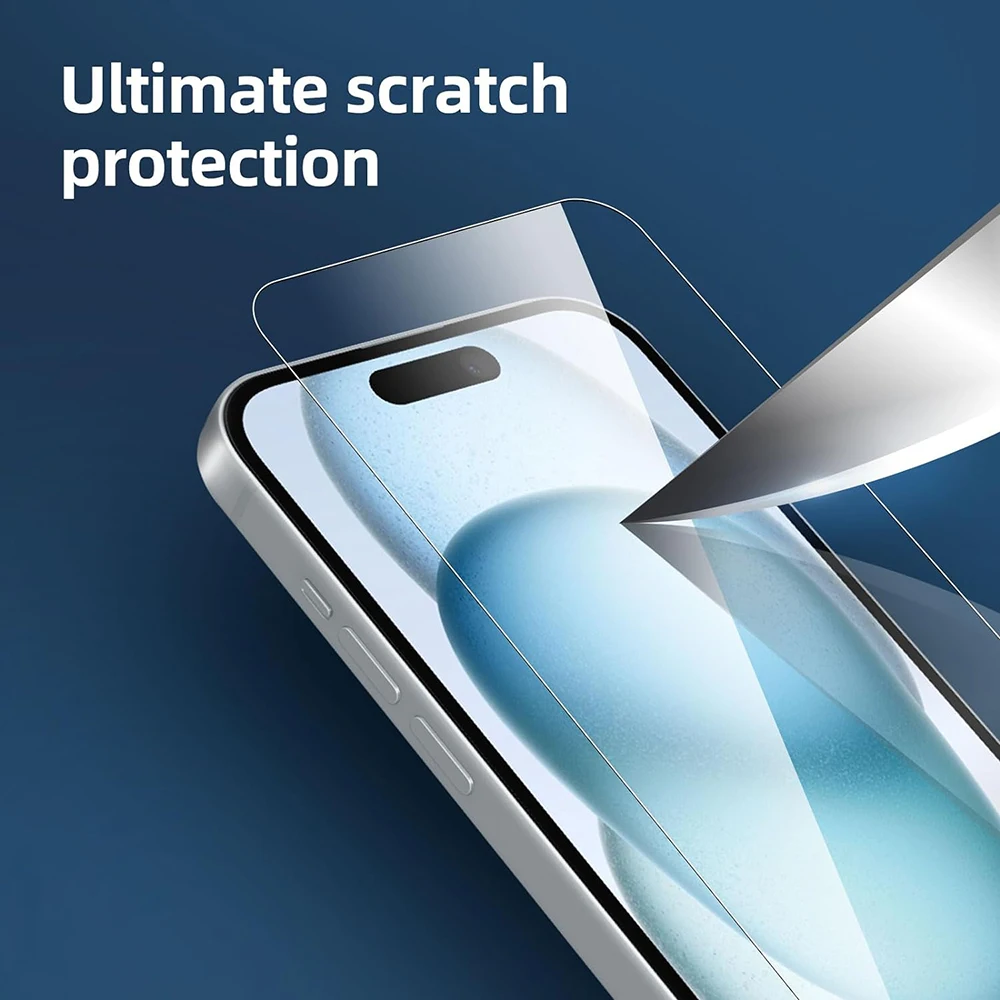 4-1Pcs Full Cover Tempered Glass For iPhone 11 12 13 14 15 Pro Max Screen Protector For iPhone X XR XS Max 7 8 6 Plus Glass Film