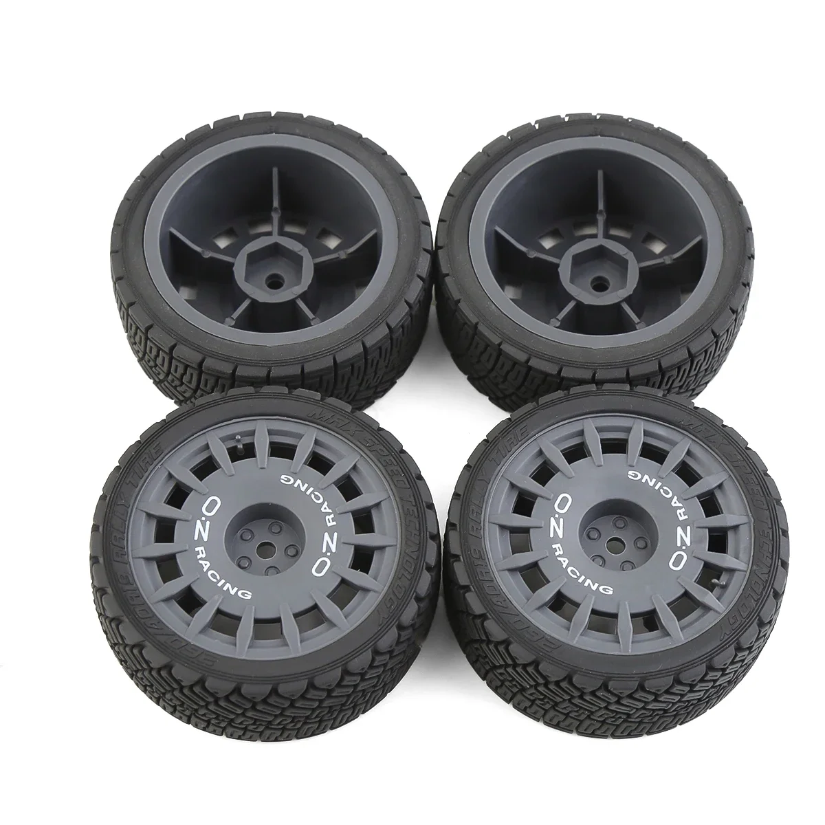 1/10 Scale RC Racing Car Road Tyre Wheel Tires for Tamiya TT01 TT02 XV01 TA06 PTG-2 HPI WR8 HSP - Upgrade Parts