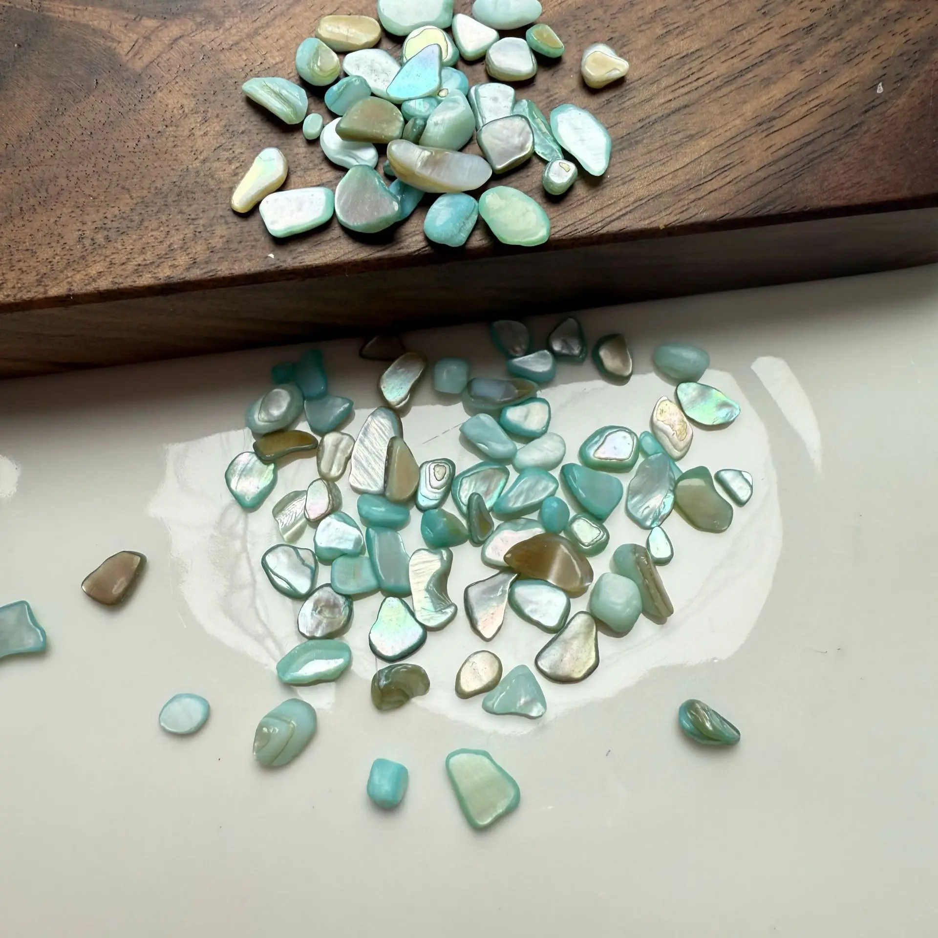 New Fashion Shell Stone Fragments Scattered Particles DIY Handmade Materials Colorful Irregular Decorative Fragments