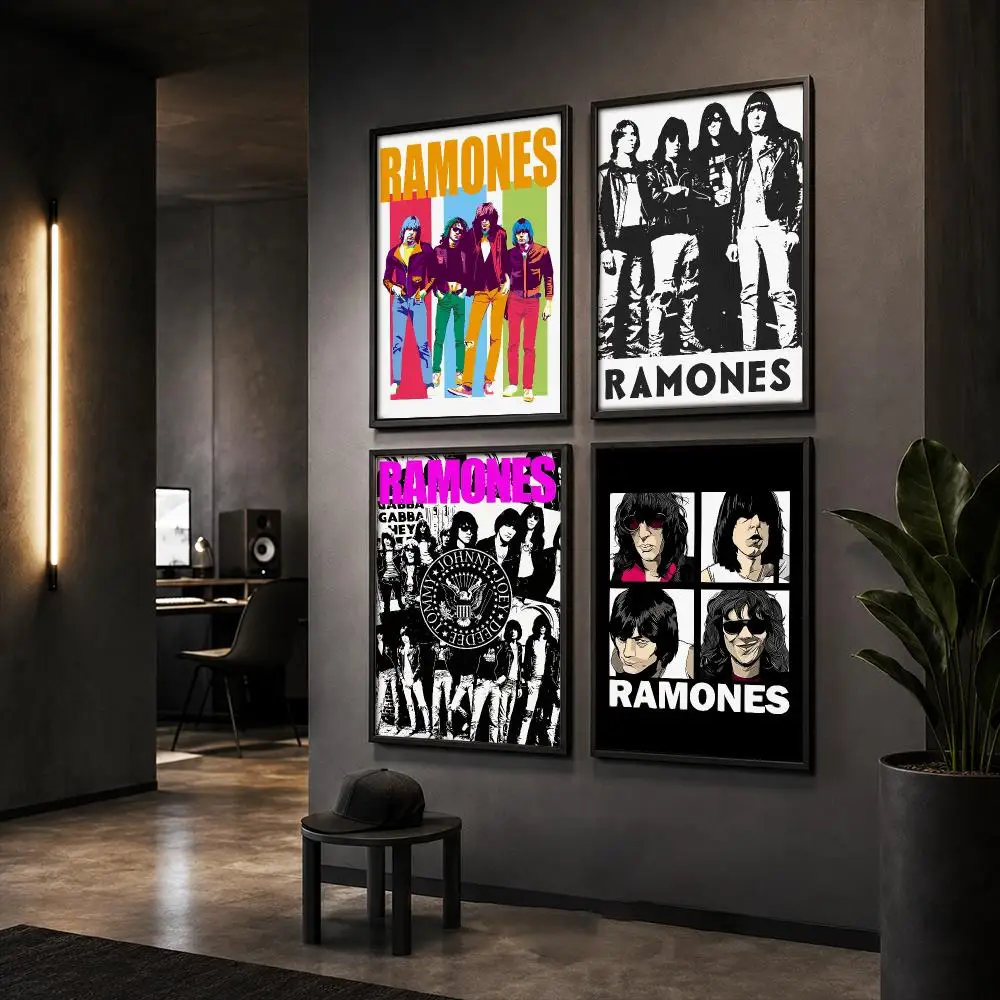 Road To Ruin R-Ramones Band Poster HD Home Wall Stickers House Hallway Living Room Bedroom Bar Office Decor Art Prints