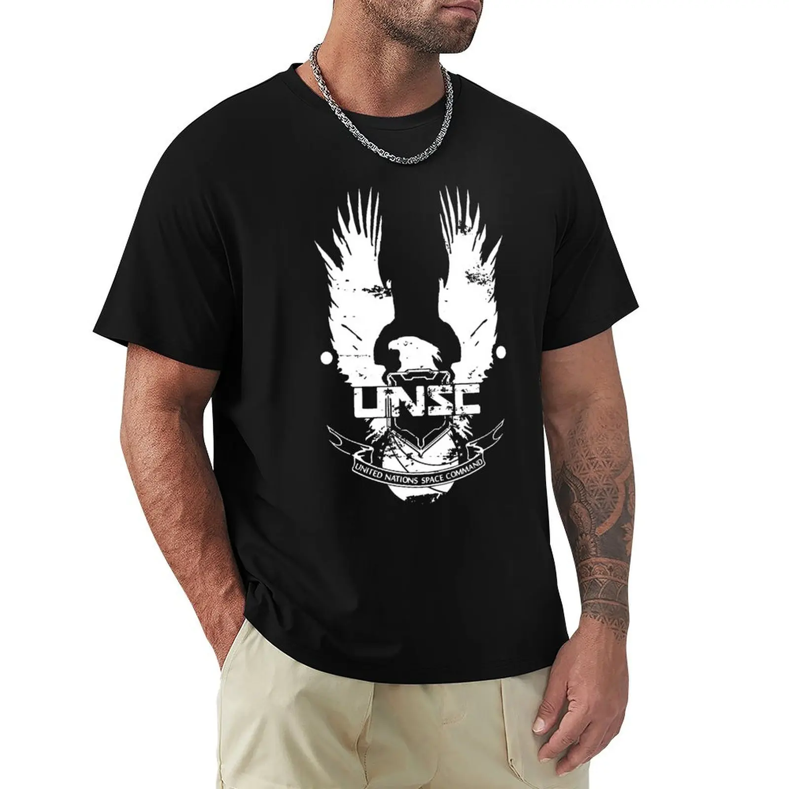 

Halo UNSC Worn Logo High Quality T-Shirt tees custom t-shirts summer shirt funny t shirts men
