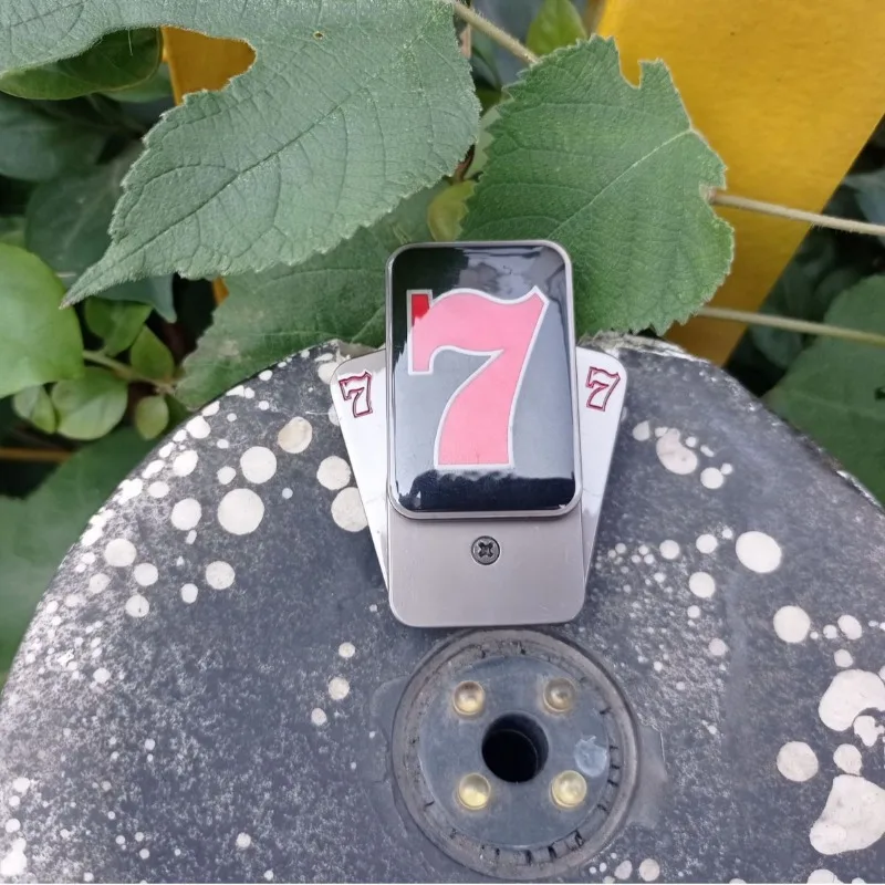 تململ المغناطيسي دفع بطاقة معدنية الميكانيكية المنزلق دفع لوحة اللمس عملة EDC الإجهاد الإغاثة لعبة حسية الكبار مكافحة القلق