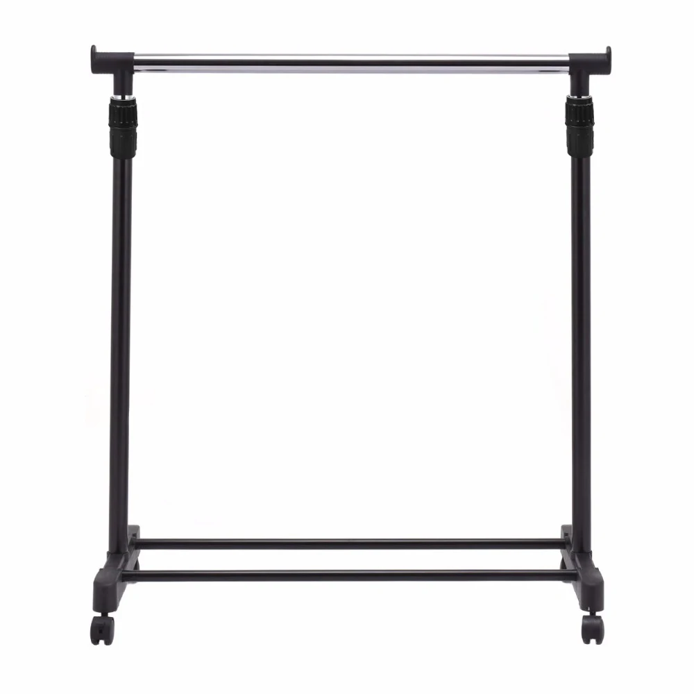 Cintre à roulettes réglable pour vêtements, porte-manteau T1, armoire de rangement, supports de séchage de vêtements avec chaussures, W0498, nouveau