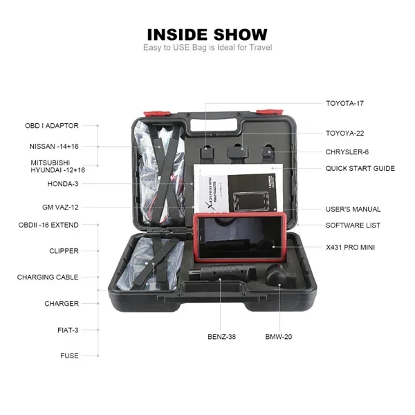 [Eksskluzywny model] X431 Pros Mini Automotive Scan Tool z 2-letnią bezpłatną aktualizacją oprogramowania