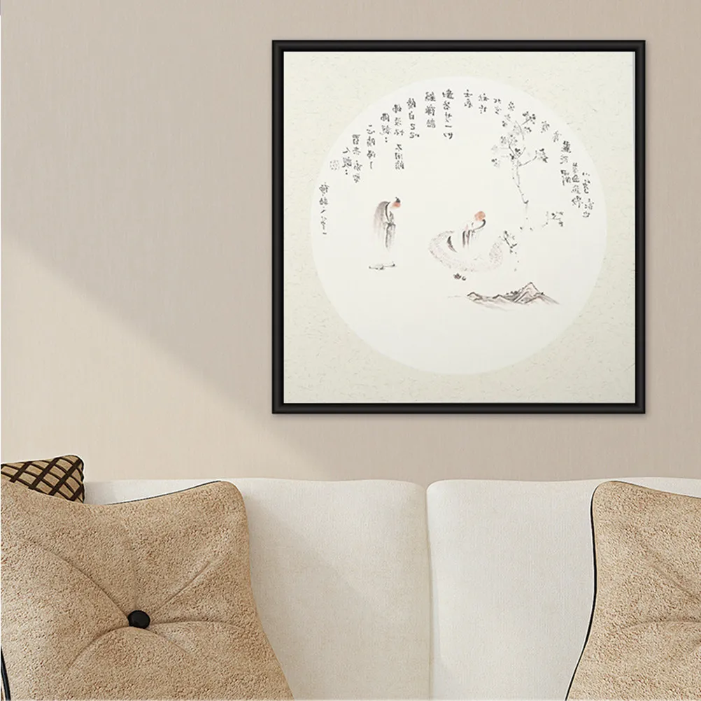 

10 Sheets 38x38cm Chinese Brush Painting Paper Thickened Absorbent Surface Ideal for Watercolor Ink Sketching Art Projects