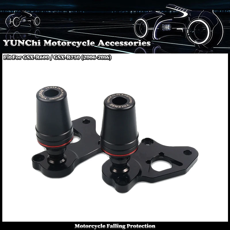 Protector de Motor CNC para Motocicleta, Deslizador de Chasis, Protector de Carenado, Compatible con SUZUKI GSXR GSX-R600 GSX-R750 2006-2016