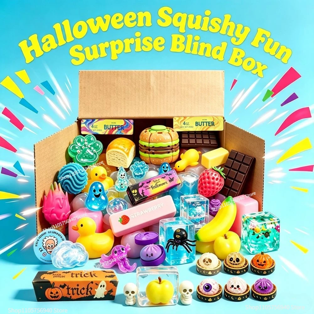 Kotak Misteri Squishy Hallowee - Mystery Box Blind Bag ulasan dan harga