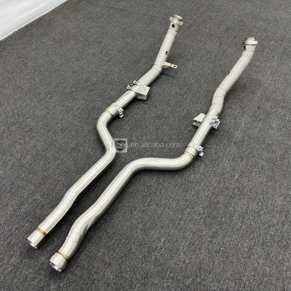 Hochleistungs-Downpipe für Mercedes Benz CLS63/CLS63S AMG 2007-2017 CLS550 mit individueller Präzisionsschweißung des Auspuffes – Detail 8