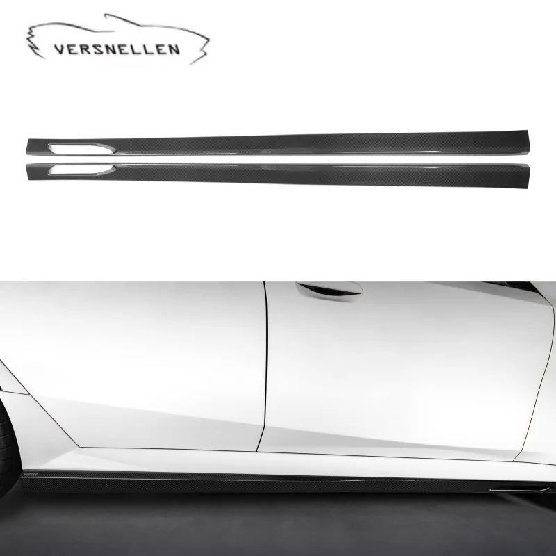 

High Quality New SQ-A Style Dry Carbon Fiber Bodykit 2025+ BMW M5 G90 G99 4-Door Side Bumper Skirts for Upgrade Fender