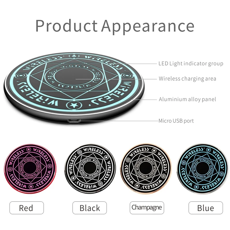 Magic Circle Wireless Charger Magic Array Mat Induction wireless charging pad