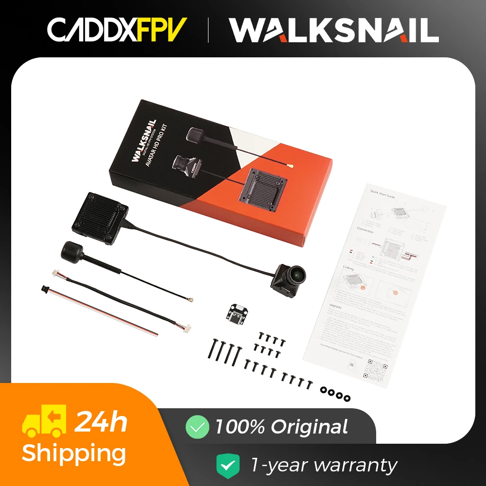 

Caddx Walksnail Avatar single Antennas Version Avatar HD Pro Kit V2 With Gyroflow+8G for FPV Freestyle Drones DIY Parts