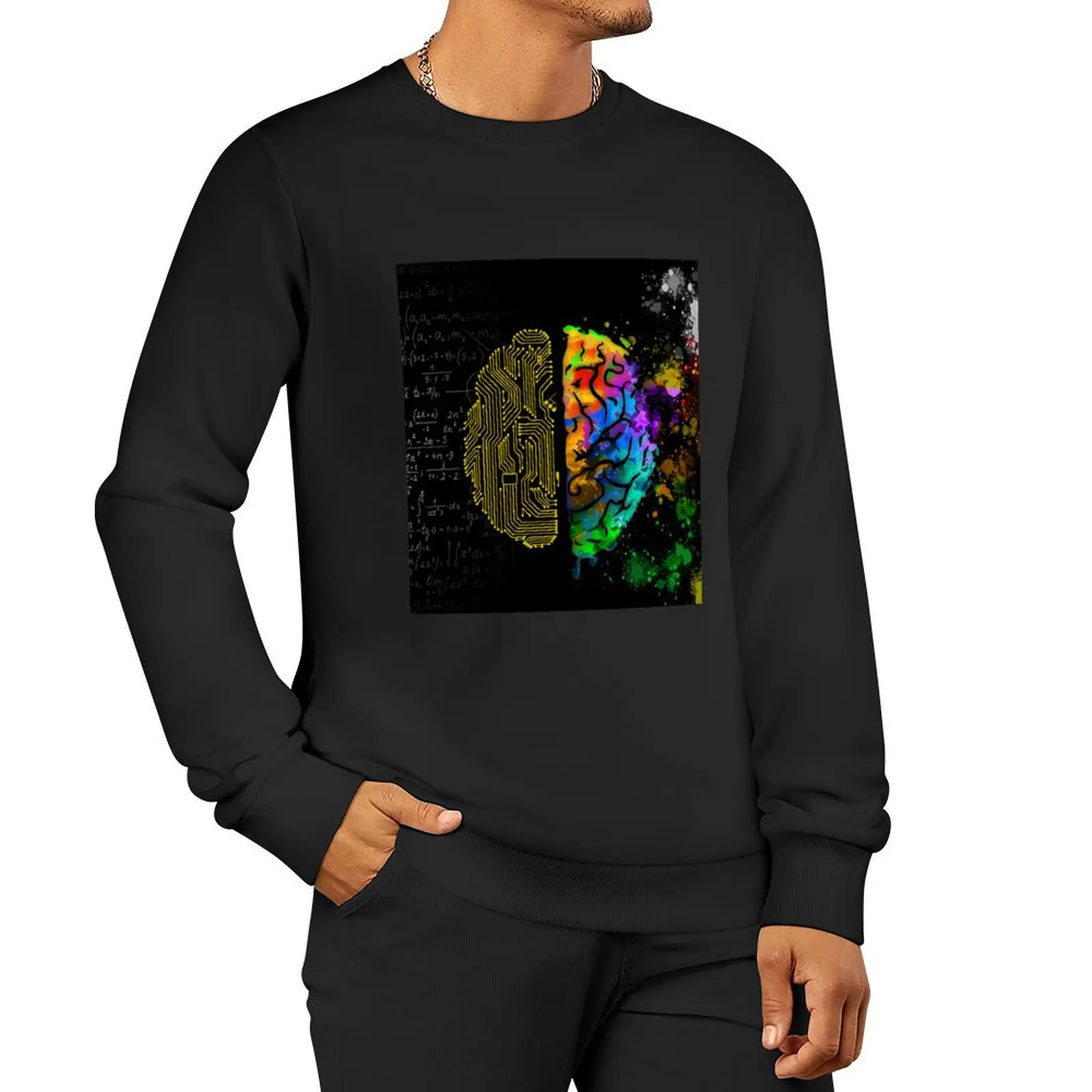 logical creative Pullover Hoodie winter clothes oversize sweatshirts