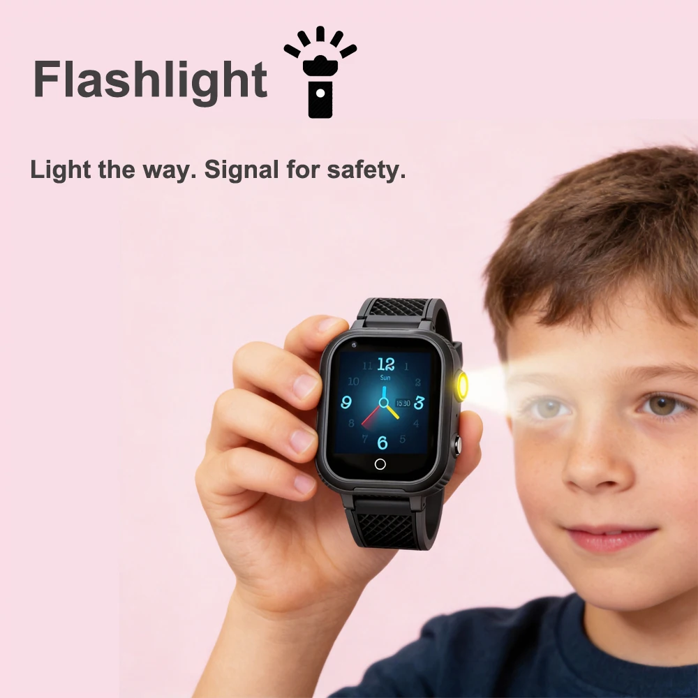 

Детские смарт-часы LT21 4G с GPS, Wi-Fi, видеозвонками, SOS, водонепроницаемостью IP67, камерой, монитором, трекером местоположения и функцией телефона