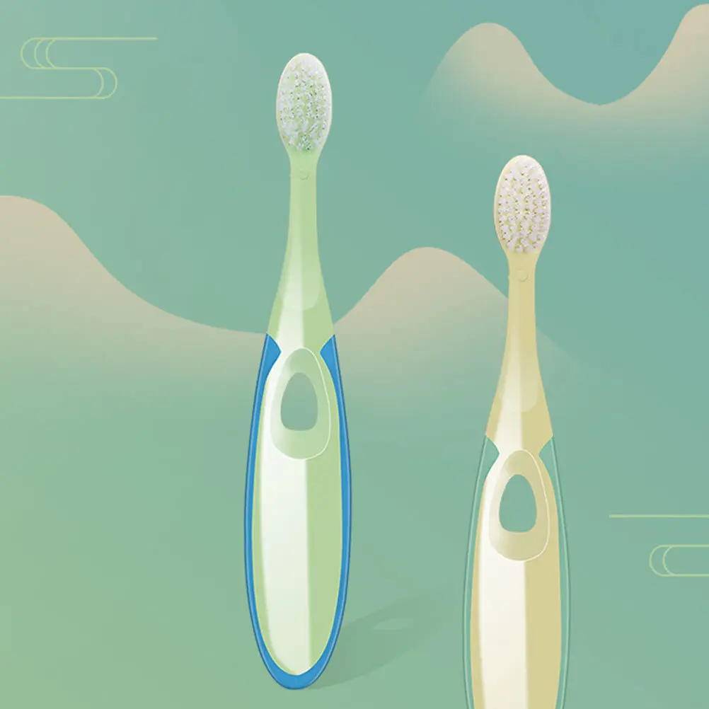 

4pcs Children Bristles Deep Cleaning Tooth Brush For Kids Gum Care Toothbrush Oral Care Lightweight Portable Dental Brush