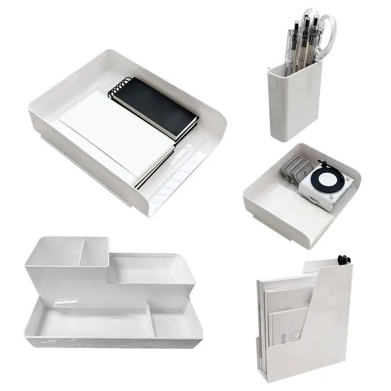 

Desk Organizer Table Top Stationery Supplies Organizer Office Desktop Organization Multi-Functional Organizer Desk For School