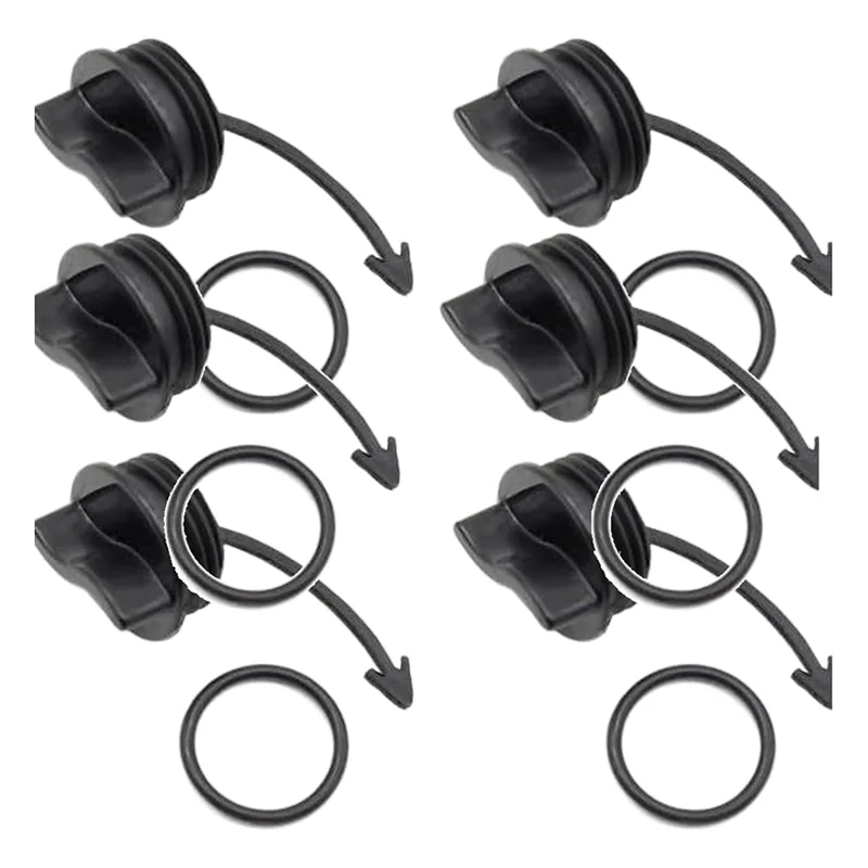 

L39A-6Pcs Motorboat Drain Plug With O Sealing Ring O Sealing Ring For Seadoo Spark RXT GTI GTX Wake