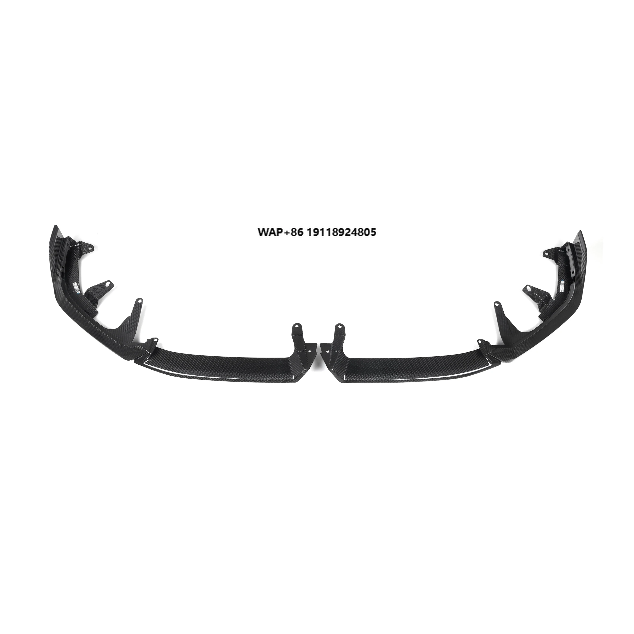 

Dry Carbon Fiber Front Lip for 5 Series G60 4-Door 2024+ MP Style Dry Carbon Fiber Front Spiltters Car G60 Front Lip