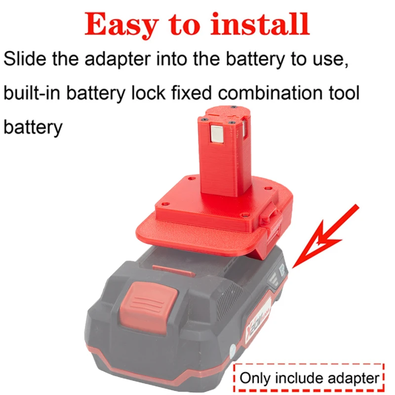 Battery Adapter for Ryobi ONE+ 18V Li-Ion Tools Converter to LIdl Parkside X20V Li-Ion Battery Adapter Power Tool Accessories