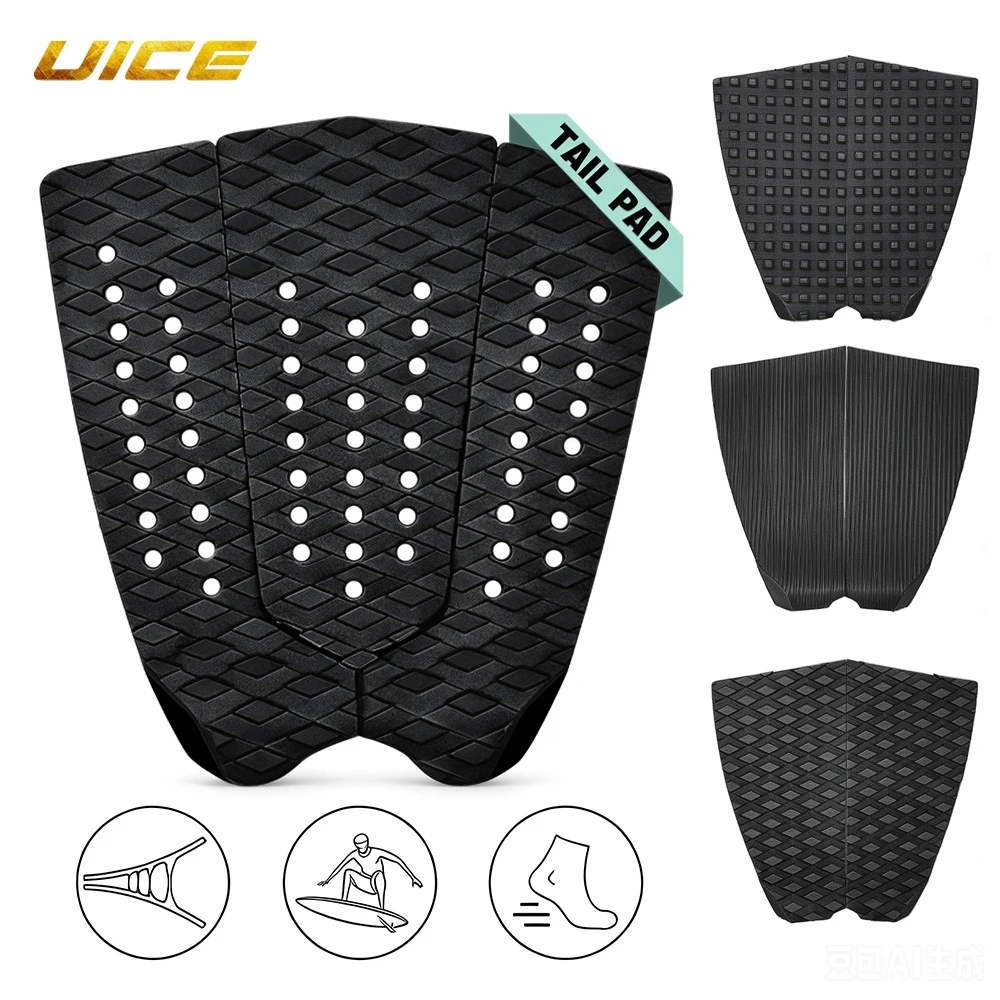 UICE Surf Grip Pad Surf Surfboard Traction Pad Surfing Board EVA Foam Deck Pad Anti-slip Grips Deck Pads Surfing Accessorie