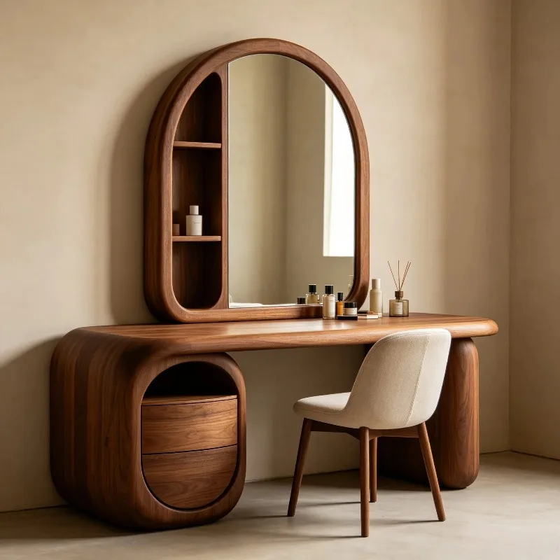 b6-21 new chinoiserie solid wood dressing table modern simple light luxury classy new bedroom home dressing table