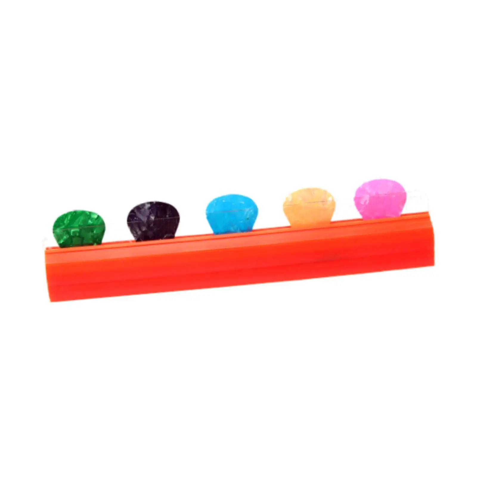 Rubber Guitar Pick Holder Clip 5Pcs Guitar Picks Guitar Pick Box for Friends
