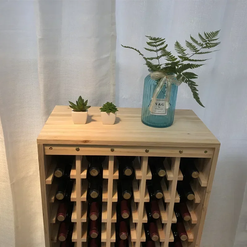 Étagère à vin en bois ou à whisky, coin de salon, présentoir à vin T1, armoires à vin, rangement de club, meubles de bar français