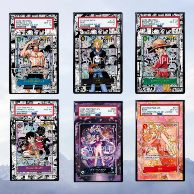 

Extended Art Display Case for One Piece Monkey D. Luffy Anime Cartoons Acrylic Protective Case Desktop Decoration No Card Gift
