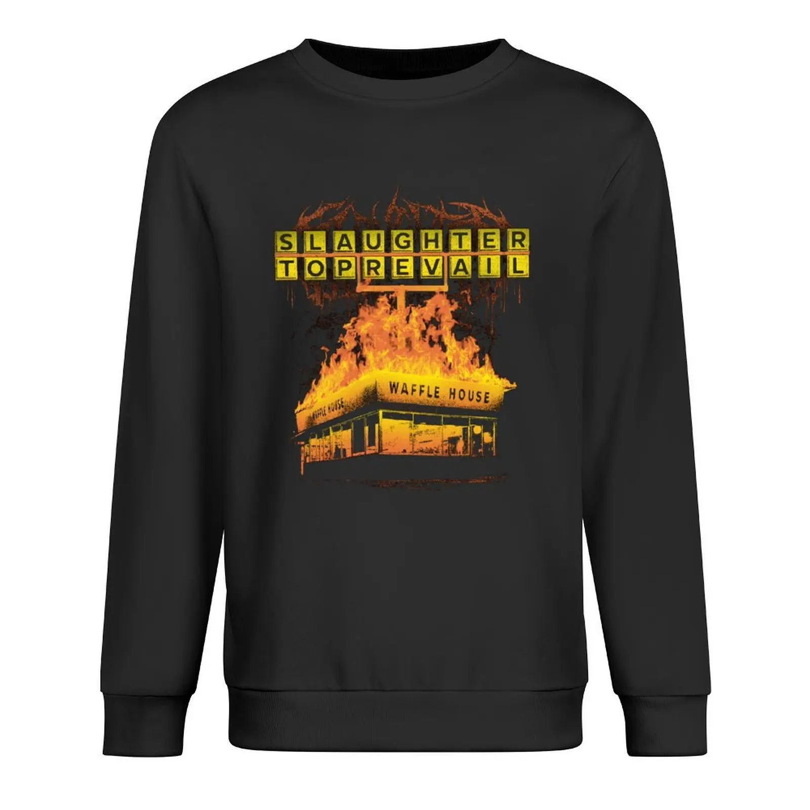 

Slaughter To Prevail Waffle House Pullover korean autumn clothes male clothes men clothes korean new in sweatshirts