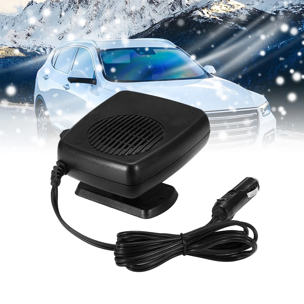 150W 12V Car Heater Fixed Windshield  Fast Heating Defrost Defogger 360 Degree Rotation Auto Heater for Interior Accessories