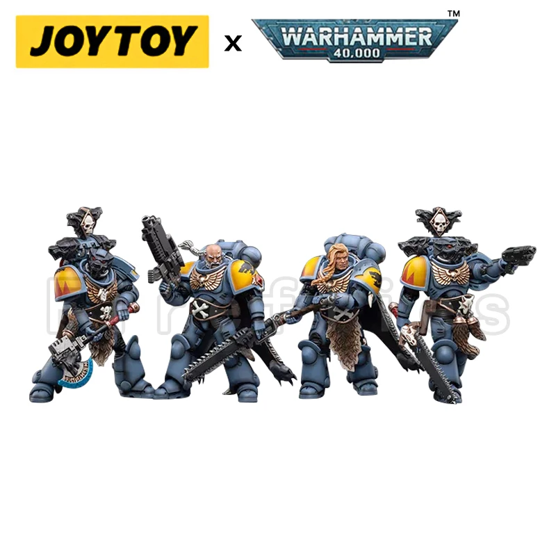 1/18 JOYTOY Action Figure 40K The Horus Heresy Space Wolves Figures And Mechas Logan Ghostwolf  Anime Model Toy