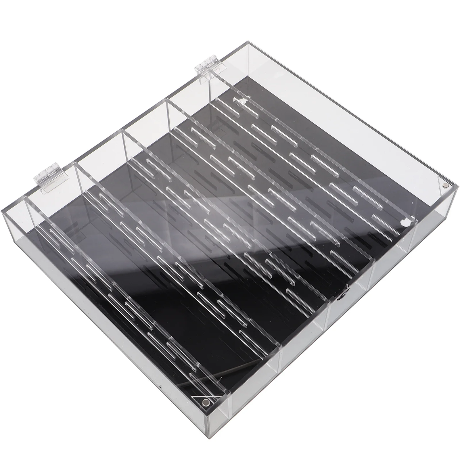 Coin Display Box Clear Transparent Coin Storage Container for Collectors Wear Resistant Protector for Coins Badges and Medals