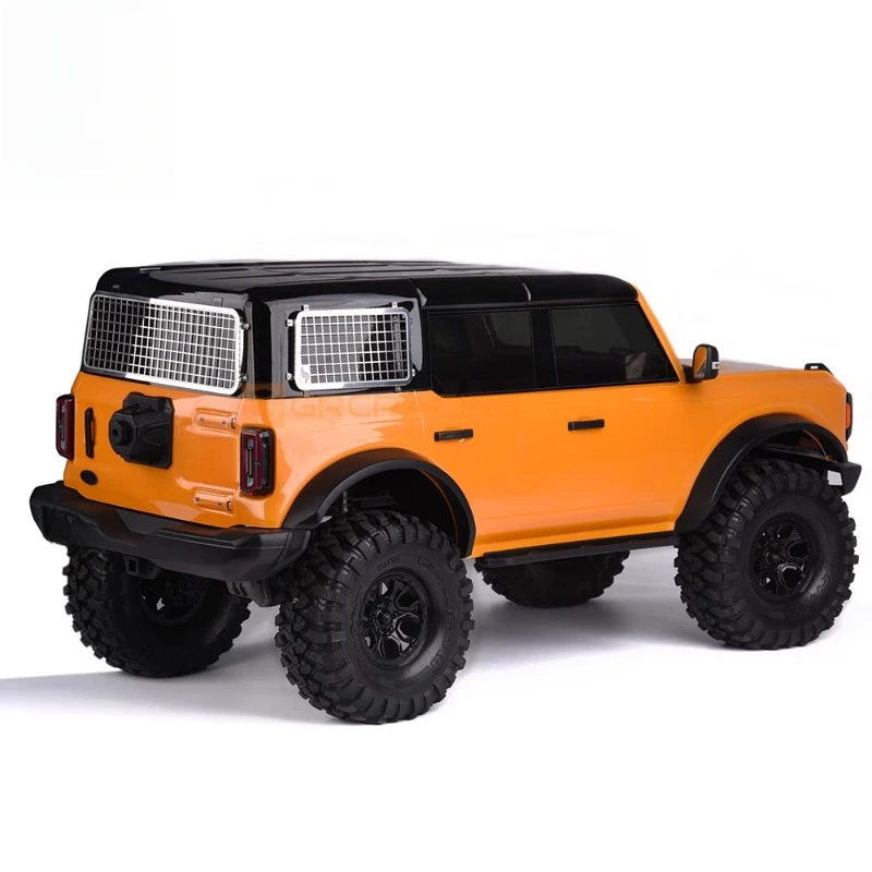 스테인레스 스틸 자동차 사이드 윈도우 네트 및 테일 윈도우 네트 액세서리 1/10 RC 크롤러 자동차 Traxxas TRX4 NEW Bronco 업그레이드 부품