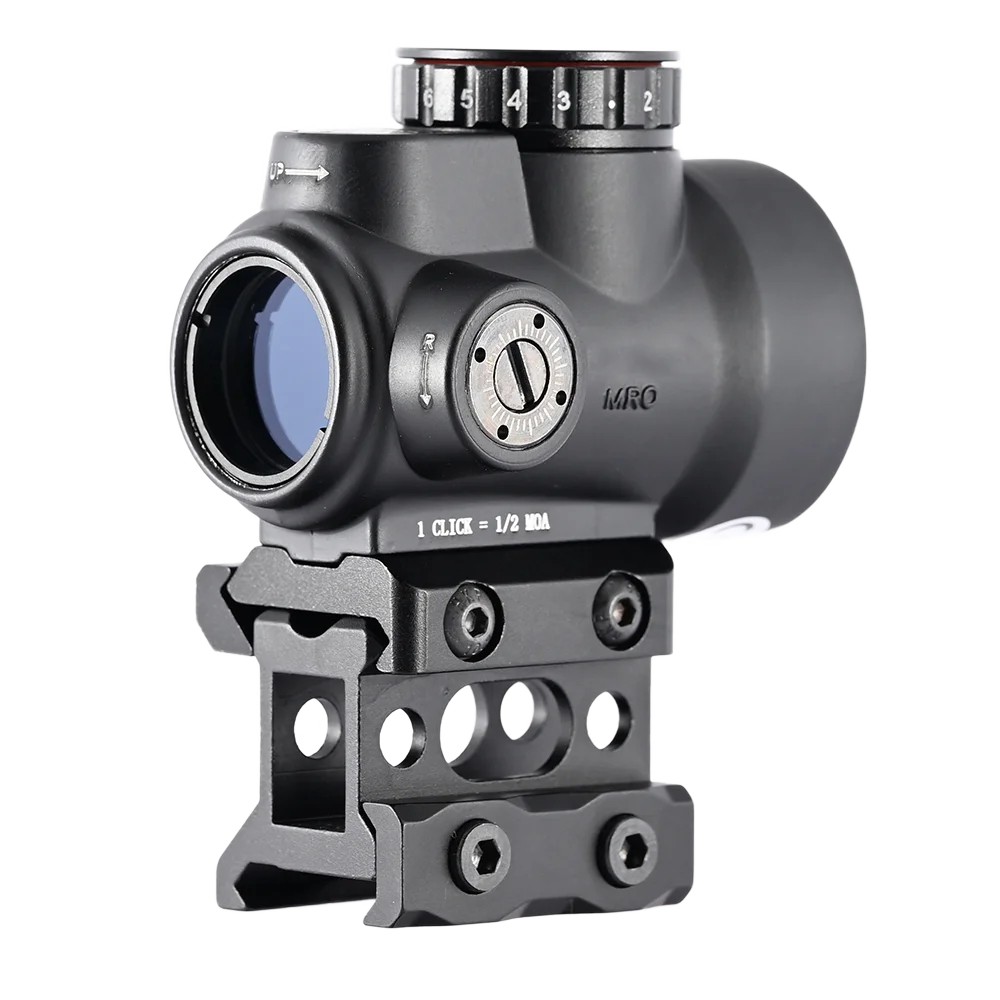 Shooin Opics Spatial Perspective Red Dot Sight With Collimator Low High Picatinny Rail Mount Base