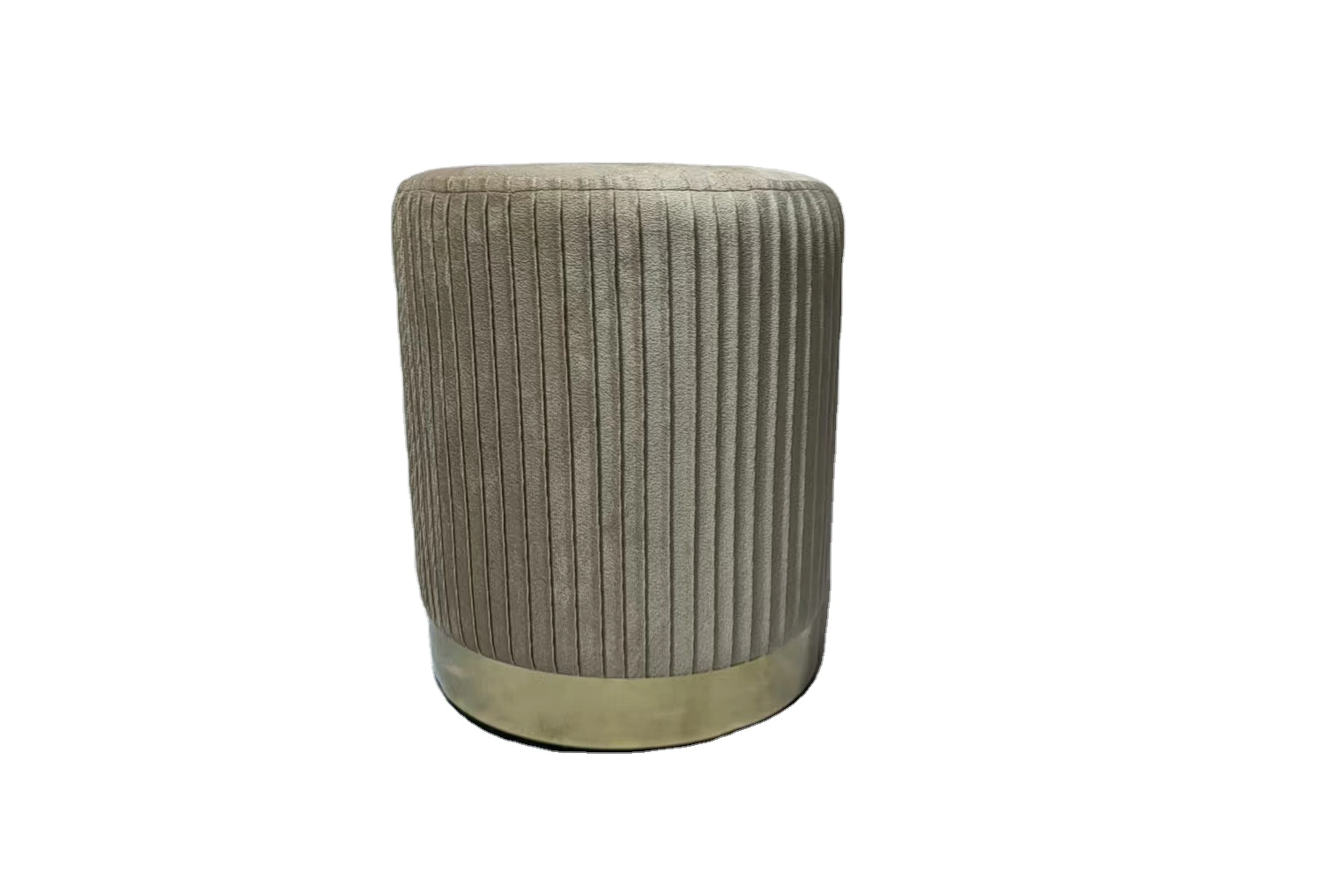 Modern Luxury Round Low Dressing Stool for Bedroom and Living Room for Makeup and Home Office