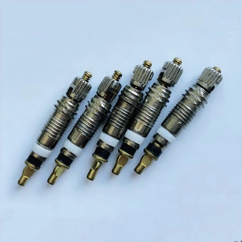 

1/5/10 шт. практичная запасная замена велосипеда французский воздушный насос Presta клапан сердечник серебро съемная велосипедная шина