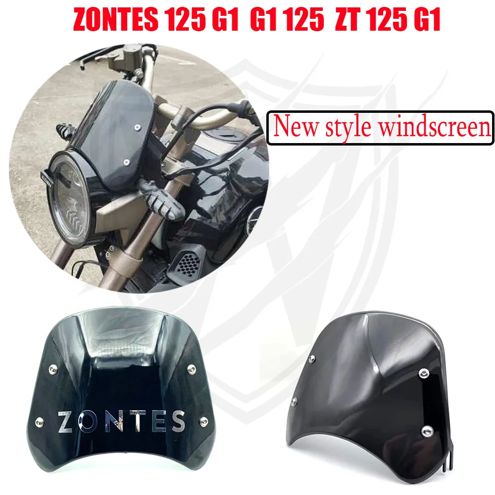 

New Style Retro Motorcycle Style Windshield 2022 FOR Zontes G1 125 - G1 155 - G1X 125