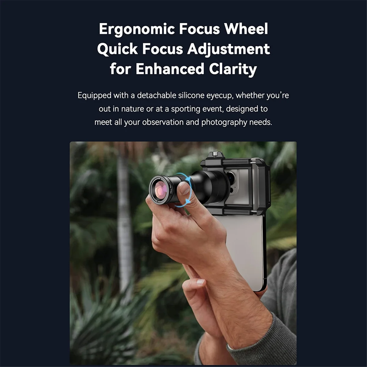 2025 + Mobile Phone Telephoto Macro Lens Kit 6X Telephoto Lens+150mm Macro Lens for 16/15/14 with Universal Phone Mount