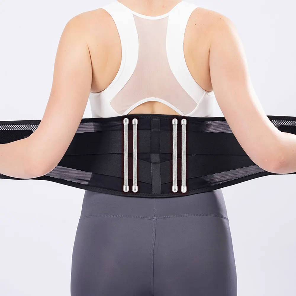 Sports Back Brace for Men Lower Back Pain, for Sciatica, Herniated Disc, Scoliosis, Breathable Back Support Belt for Women Work